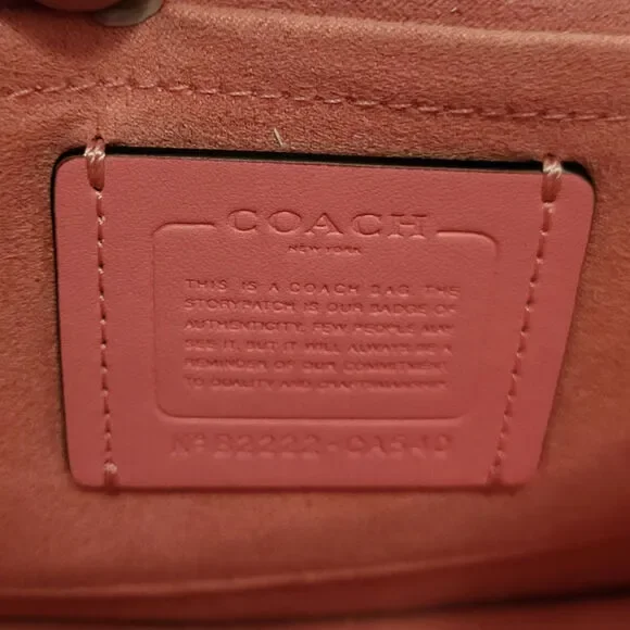 RARE Coach Mini Vintage Rose Print Klare Crossbody Wallet Cardholder SET GUC - Picture 5 of 10